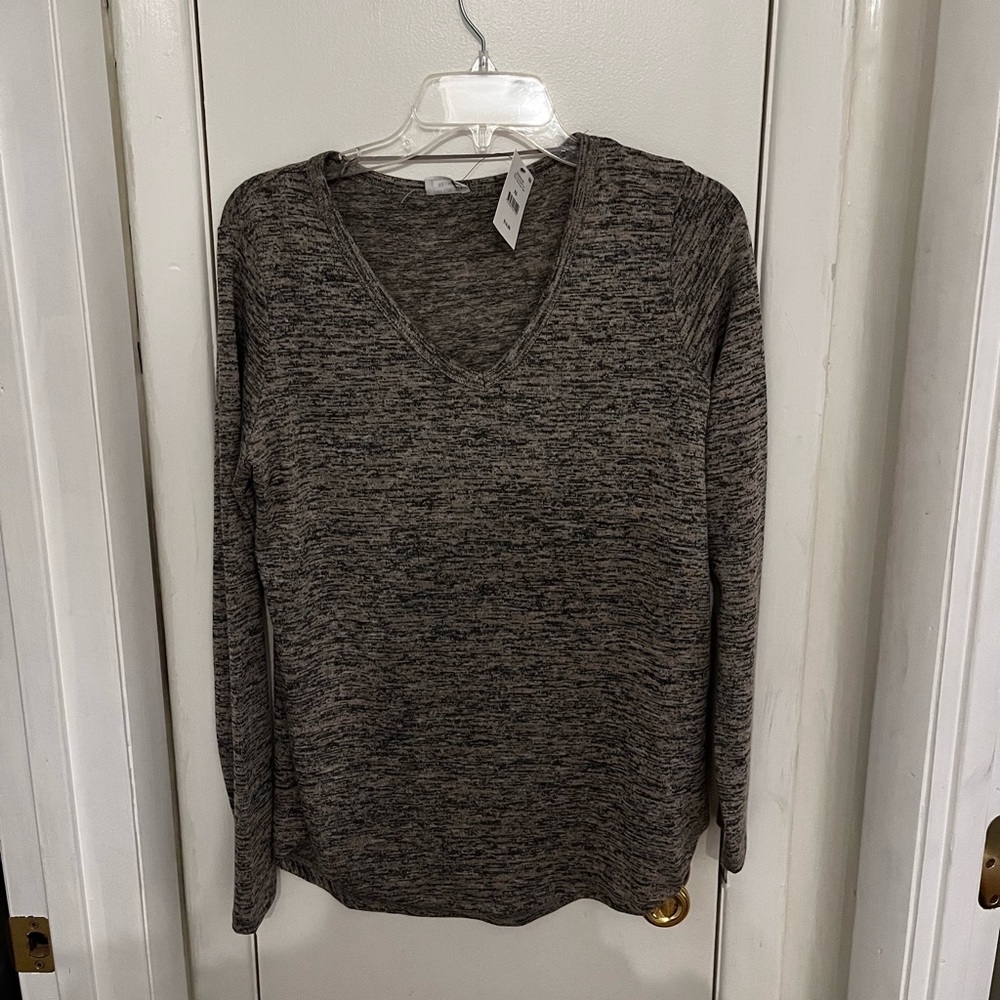 Cotton On long sleeve gray T shirt in size XS
